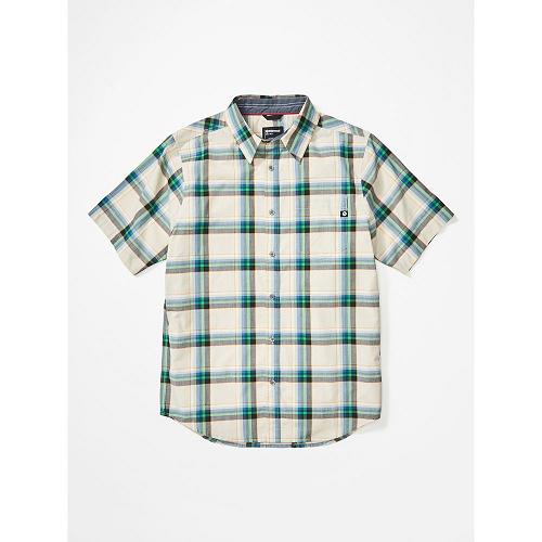 Marmot Meeker Shirts For Mens Green White OCG498706